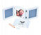 Baby Art 34120052 Double Print Frame - White & Grey 2 in UAE
