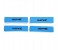 4 Pieces Wine In Style Car Sand Door Guard, Blue 3 in UAE