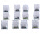 Taqdeer FIL17-377-10 Polychrome Flash Led Ice Cubes 12PCs 3 in OMAN