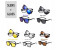 New Polarized 2201 Sunglass with 5 Magnetic Inter-Changeable Colour Shades 3 in UAE