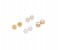 5 Pieces Round Shape Locket Jewellery Set 31648 Silver 4 in UAE