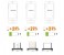 Finger Tip 10,000mAh Universal 4 Magnetic Charging Pack with Power Station Base, Micro Type C and Lightning Magnetic Connectors White 12 in OMAN