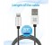 Promate LinkMate-LTF2 Heavy Duty Mesh Armored Data & Charge Cable with Lightning Connector - Silver 2 in OMAN