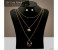 The Mercella 18K Gold Plated Multi Strand Necklace Set 61172635 1 in UAE