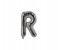 Party Time R-S-803409 Letter R 16 Inch Foil Balloon Silver 1 in UAE