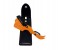Tips & Toes TT-677OR Stainless Steel Professional Ring Finger Insert Handle Barber Straight Edge Shaving Razor - Orange 1 in OMAN