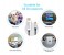 Promate HDLink-60H Premium 3-in-1 Auxiliary Cable Kit - Grey 8 in UAE