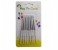 Party Time JQ08 6 Piece Small Birthday Candle with Stand Silver 1 in UAE