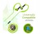 Promate Gaudy Universal Vibrant In Ear Sweatproof Gear Buds Headphones with Noise Cancelling, Green 5 in OMAN