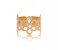 5 Pieces 18K Gold Plated Italy Design Ring Set 31645 3 in UAE