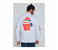 Lynk LY10042 Printed Bomber Jacket For Men XXL - White 2 in UAE