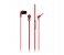 Promate Chrome Metallic Multifunction Stereo Headphones with Microphones, Red 1 in UAE