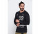 Petro OU10070 Printed Long Sleeve Side Button Sweat Shirt M-Black 1 in UAE