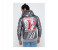 Lynk LY10067 Printed Stylish Youth Bomber Jacket For Men L - Grey 2 in UAE
