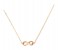 5 Pieces 18K Gold Plated Infinity Design Jewellery Set 31714 2 in UAE