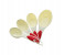 Royalford RF7852 Plastic 4 Pieces Measuing Tools-Measuring Cups - White 1 in UAE