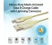 Promate Cable-LTF Heavy Duty Mesh Armored USB Lightning Charge Cable - Gold 2 in UAE
