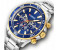 Curren 8309 Luxury Analog Quartz Watch For Men Silver and Blue 3 in UAE