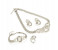 Summer Style Crystal Silver Plated Jewellery Set 61154216 2 in UAE