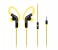 Promate Snazzy Premium In Ear Noise Isolating Sweatproof Earhook Earphone with Copper Cable, Yellow 1 in UAE