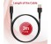 Promate FlexLink-CA3 Premium Ultra-Flexible USB to Type-C Charging and Syncing Cable - Black 6 in UAE