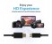 Promate LinkMate-H2 High Speed Premium 24K Gold Plated HDMI to Mini-HDMI Cable - Black 7 in OMAN