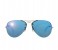 Ray-Ban RB34490015559 Aviator Gold Frame & Blue Mirror Mirrored Sunglasses for Unisex 1 in OMAN