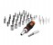 Harusdy 44 Pieces Ratcheting Screwdriver & Bits Set 2 in OMAN