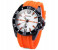 Curren 8178 Analog Quartz Watch For Men Orange And White 2 in UAE