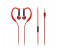 Promate Gaudy Universal Vibrant In Ear Sweatproof Gear Buds Headphones with Noise Cancelling, Red 1 in OMAN