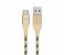 Promate UniLink-CAM USB 3.1 USB-C Heavy Duty Mesh Armored Cable - Gold 1 in UAE