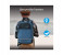 Promate Explorer-BP 13-inch Anti-Theft Laptop Backpack with USB Charging Port - Blue 4 in OMAN