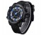 Weide WH 3315PU Mens Analog and Digital Watch Black and Blue 2 in UAE