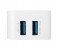 Vidvie PLE-202 2.1A 2 Pin Adapter with Micro Cable for Apple iPhone - White 3 in UAE