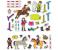Fiesta Crafts T-2826 Horse Riding Stickabouts Assorted 3 in UAE