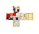 V-Cube 00.0164 Mondrian - 3 Flat Multicolor 4 in UAE