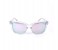 Guess GU 7401 26C Wayfarer White Transparent Frame & Silver Mirror Effect Mirrored Sunglasses for Women 3 in UAE