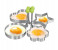 Taqdeer SW-389-LP Stainless Steel Fried Egg Mold Set - Silver 3 in UAE