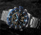 Naviforce 9136 Men Analog-Digital Leather Starp Watch - Blue 4 in UAE