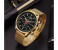 Curren 8227 Business Decorative Sub Dial Quartz Watch For Men Gold and Black 4 in UAE