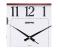 Geepas GWC4801 Wall Clock with LCD Display, White & Brown 5 in UAE
