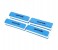 4 Pieces Wine In Style Car Sand Door Guard, Blue 1 in UAE