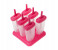 6 Pieces Groovy Pop Mold Popsicle Box Ice Cream Tool - Pink 1 in KSA