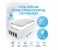 Promate Glint-4.UK High Power Home Charger with Night LED Light, White 2 in UAE