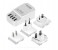 Promate PowerHub-4 6.8A High Speed USB Wall Fast Charger with 4 USB Ports, White 1 in UAE