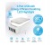 Promate Glint-4.EU High Power Home Charger with Night LED Light, White 2 in UAE