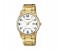 Casio MTP-V002G-7BVDF Mens Analog Watch White and Gold 1 in UAE
