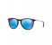 Ray-Ban RB41716015554 Pilot Black Frame & Blue Mirror Mirrored Sunglasses for Women 1 in OMAN