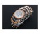 Swissmark SMWK201 Link Design Stainless Steel Analog Watch for Women,black gold 3 in OMAN