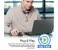 Promate Clix-1 2.4Ghz Optical Wireless Mouse with Nano Bluetooth USB Receiver, Black 2 in UAE